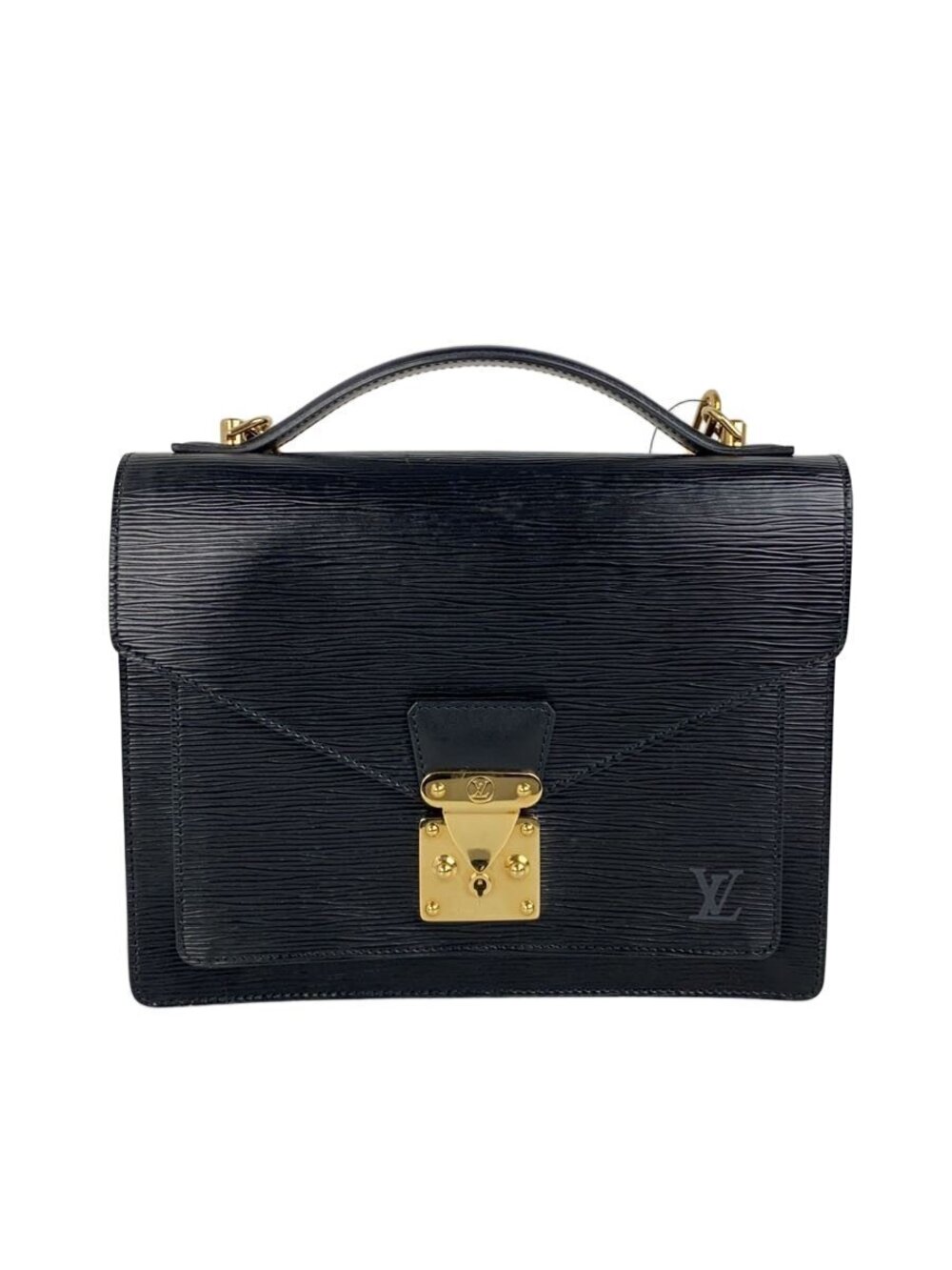 Louis Vuitton Monceau bag structured briefcase Black